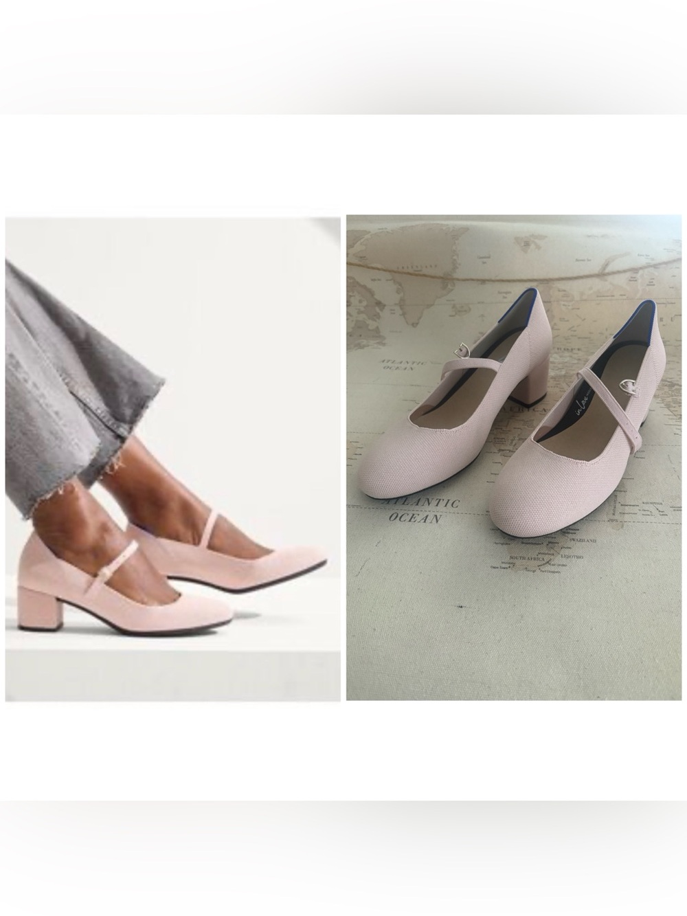 🆕The Mary Jane Heel Pale Pink Size 12